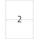 Wetterfeste Outdoor-Folienetiketten 210 x 148 mm,...