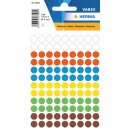 Markierungspunkte Ø 8 mm, 540 Etiketten, permanent...