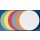 Moderationskreise Ø 14 cm in 6 Farben sortiert, 130g/qm, 100 % Altpapier, 1 Pack = 300 Stück