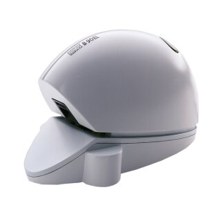 NOVUS Elektroheftgerät E90EL, grau, Heftleistung: 20 Blatt, Ladekapazität: 210 x NE6, Einlegetiefe: 10 mm, Springfachmechanik