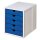 Schubladenbox HAN SYSTEMBOX A4 5 Schubladen geschlossen grau/blau