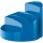 Schreibtisch-Köcher Rondo blau 9 Fächer, 140x140x109mm, Kunststoff