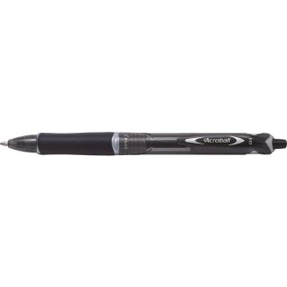 Kugelschreiber Acroball, M, neue Tintentechnologie für ein sanftes Schreibgefühl, transluzentes Gehäuse, Gummierter Griffbereich, schwarz