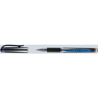 Gelroller uni-ball® SIGNO UM 153, Minenspitze 0,6mm, Schreibfarbe blau, Schaftfarbe schwarz