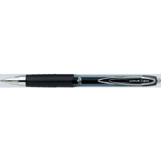 Gelroller uni-ball® Signo 207, Minenspitze 0,4 mm, Schreibfarbe schwarz, Schaftfarbe schwarz
