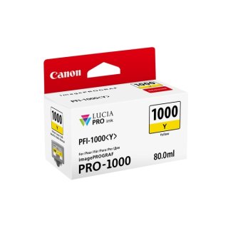 Canon 1000Y Tintenpatrone gelb für Pro-1000, Inhalt: 80 ml