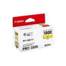 Tintenpatrone PFI-1000Y für Pro-1000, Inhalt: 80 ml,...
