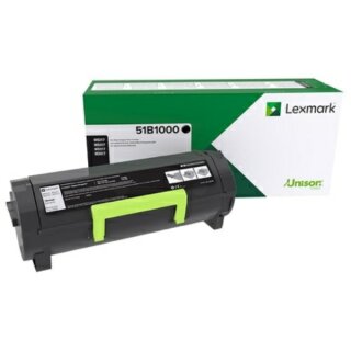 Lexmark 51B2000 Toner Schwarz, ca. 2.500 Seiten, Rückgabeprogramm - Original