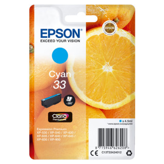 Epson 33 Tintenpatrone cyan für XP530/XP630