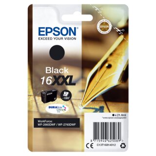 Epson 16XXL Tintenpatrone Schwarz - Original