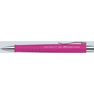 Kugelschreiber POLY BALL XB, pink, mit Großraummine XB, Schreibfarbe: blau