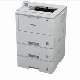 S/W Laserdrucker HL-L6400DWTT, 50 Seiten/min, 3 x 520 Blatt Papierkassetten