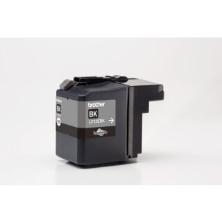 Brother LC-12EBK Tintenpatrone Schwarz, ca. 2.400 Seiten - Original