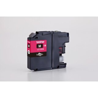 Brother LC-12EM Tintenpatrone Magenta, ca. 1.200 Seiten - Original