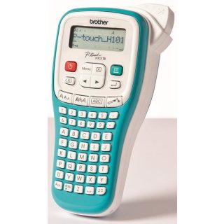 Beschriftungsgerät P-Touch H101TB, Druckauflösung: 180 dpi, türkis/weiß