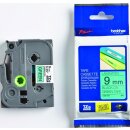 Brother TZe-721 Schriftband 9 mm breit / 8 m lang schwarz...