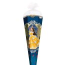 Roth Schultüte Rosenball Glitter Glitzerborte Glitzersteine Schleife 85cm 6eckig mit Tüllverschluss