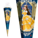 Roth Schultüte Rosenball Glitter Glitzerborte Glitzersteine Schleife 85cm 6eckig mit Tüllverschluss