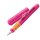 Pelikan Füllhalter Pelikano Junior P68A, transluzent pink, Feder "L" für Linkshänder