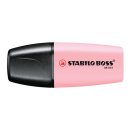 Stabilo Textmarker BOSS MINI 2-5mm, Pastellove rosiges Rouge