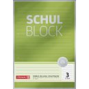 Brunnen Premium-Schulblock  Lin.3, 50 Blatt, hochwertiges...