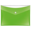 Sammeltaschen DIN A5 grün mit zusätzlicher Tasche