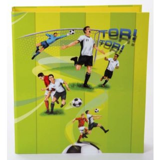 hochwertiger Motivordner, Design:Fussball / Chamipionship, Kunstdruck laminiert,  5cm Rückenbreite, mit Griffloch