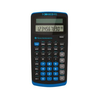 TEXAS INSTRUMENTS Wissenschaftlicher Schulrechner, 12-Stellig, Solar