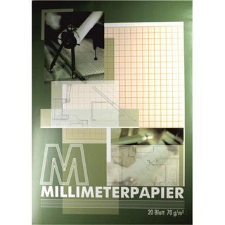 Millimeterpapier, 70g/m², DIN A4 20 Blatt