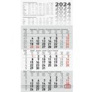 Dreimonatskalender 2024 mit Datumsschieber 30x48cm