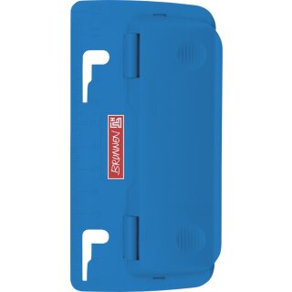 Taschenlocher mit Niederhalter azur