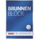 Brunnen Premium-Schulblock A4 kariert, Lin.28, 50 Blatt, 90g/m² Premiumpapier