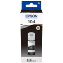 Epson 104 Tintenflasche Schwarz, ca. 4.500 Seiten - Original