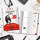 Buchkalender 2026 10 x 15cm Schwarzer Humor 2S=1W
