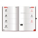 Buchkalender 2026 10 x 15cm Schwarzer Humor 2S=1W
