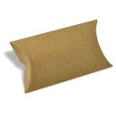Faltschachtel, Pillowbox natur 15 x 7,5cm, VE =3 Stück