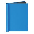VELOCOLOR Klemmbinder, blau mit schwarzem Innenspiegel