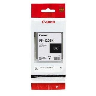 Canon PFI-120BK Tintenpatrone Schwarz, 130 ml - Original