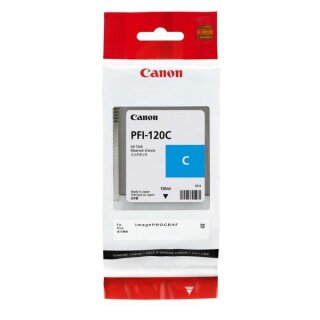 Canon PFI-120C Tintenpatrone Cyan, 130 ml - Original