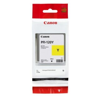 Canon PFI-120Y Tintenpatrone Gelb, 130 ml - Original
