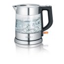 Wasserkocher WK3468, 1 Liter, Glas-Edelstahl...