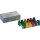 ALCO Foldbackklammern farbig sortiert vernickelt 19 mm lang VE = 1 Schachtel = 12 Klammern