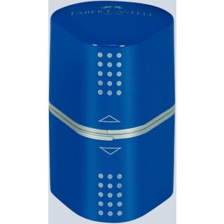 Faber-Castell Dosenanspitzer Dreifachspitzdose, brombeere und blau