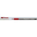 Faber-Castell Kugelschreiber Speedx M rot, mit Kappe und...