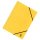 Dreiflügelmappe Vario, DIN A4, 390g/qm, Gummiverschluß, gelb