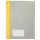 Schnellhefter für DIN A4, mit Einsteckfach, transparenter Deckel, PVC, 230 x 315 mm, gelb