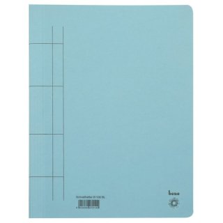 Schnellhefter, für DINA4, 250g/qm, kaufmännische Heftung, für ca. 250 Blatt  Maße: 245 x 320 mm, blau