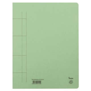 Schnellhefter, für DINA4, 250g/qm, kaufmännische Heftung, für ca. 250 Blatt  Maße: 245 x 320 mm, grün