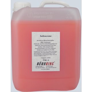 Seifencreme mild, für CWS-, Fripa- und Tork-Systeme, rosa, 5 Liter,