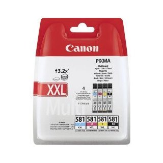 Canon 581XXL Multipack CMYK Photo für PIXMA TR7550, TR8550, TS6150,